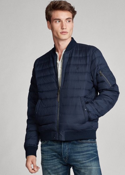 Chaqueta Bomber Polo Ralph Lauren Hombre Azul Marino - Packable - BZNET5496